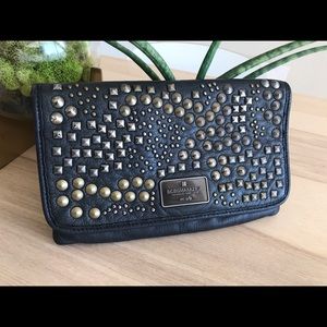 Bcbgmaxazria leather clutch